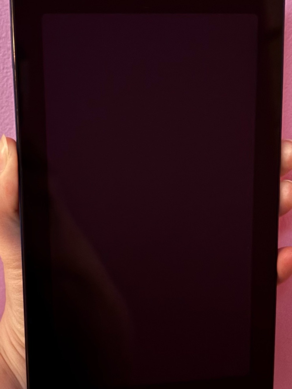 Black Tablet with Touchscreen Display - Onn brand 4 1/2 in x 7 in